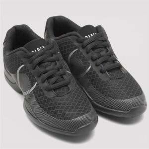 Bloch Women's Troupe S0598L Black Split Sole Dance Shoes Sneakers Size 6 NEW